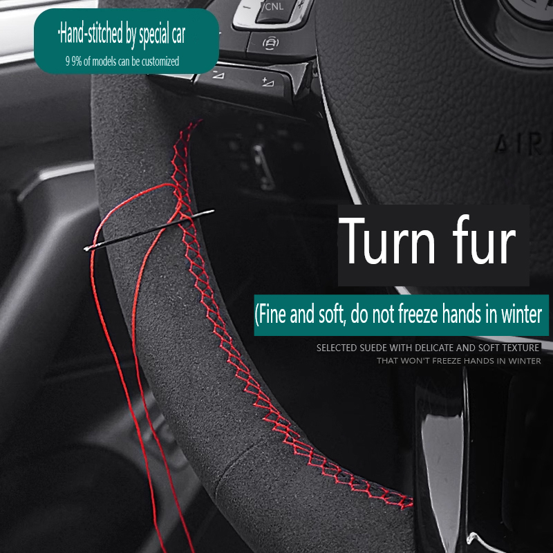 Hand Sewing Suede Car Steering - Sewing Gt 评论和价格