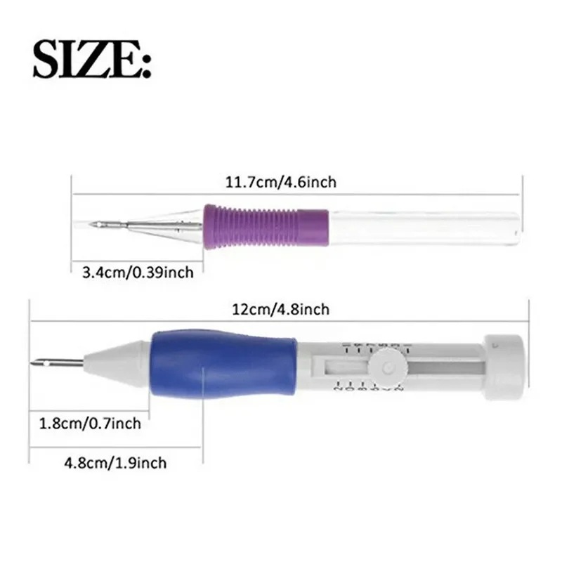 7-Piece Embroidery Punch Needl - Textile Sewing Kit 评论和价格