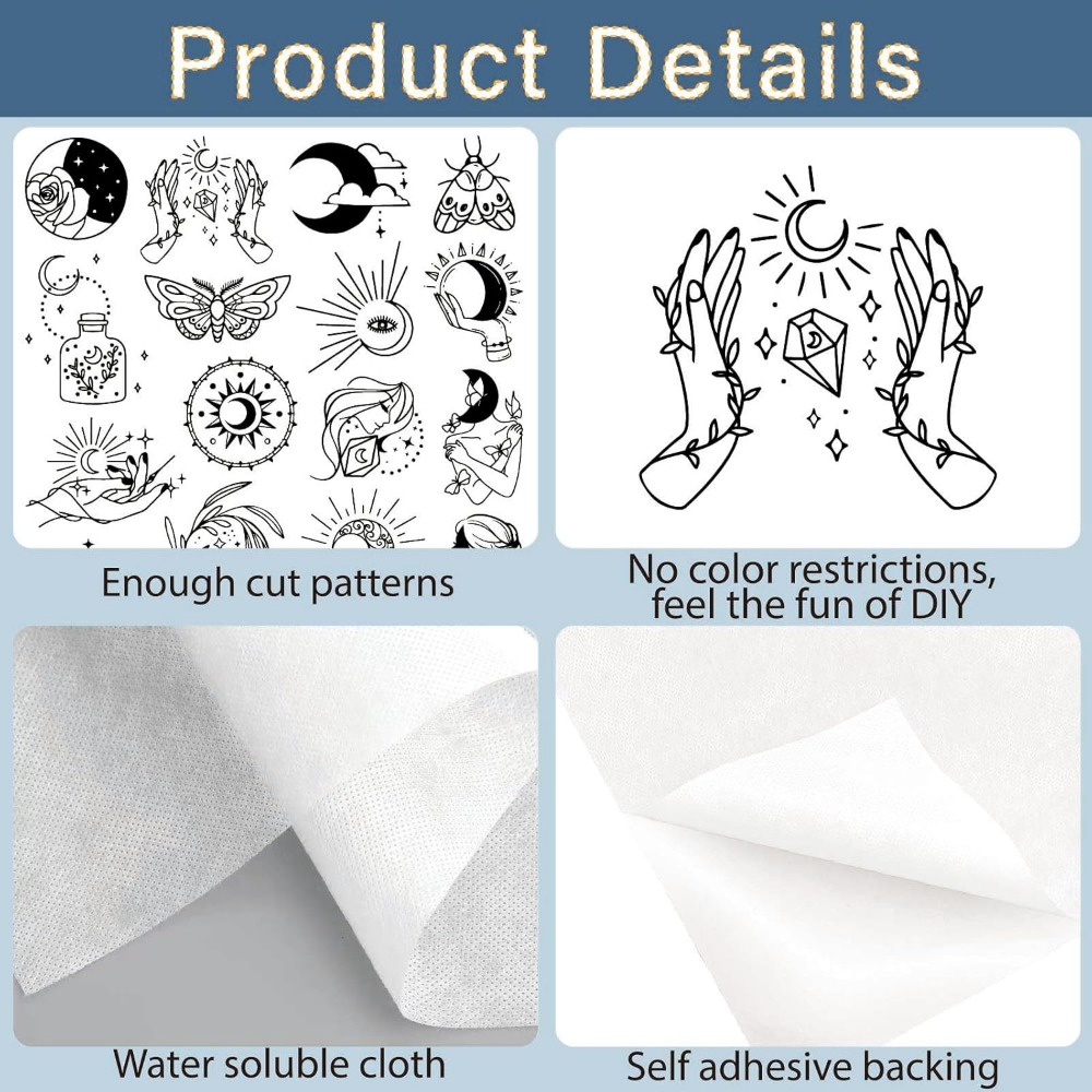 51Pcs Boho Moon Sun Water Solu - Sewing Expert 评论和价格