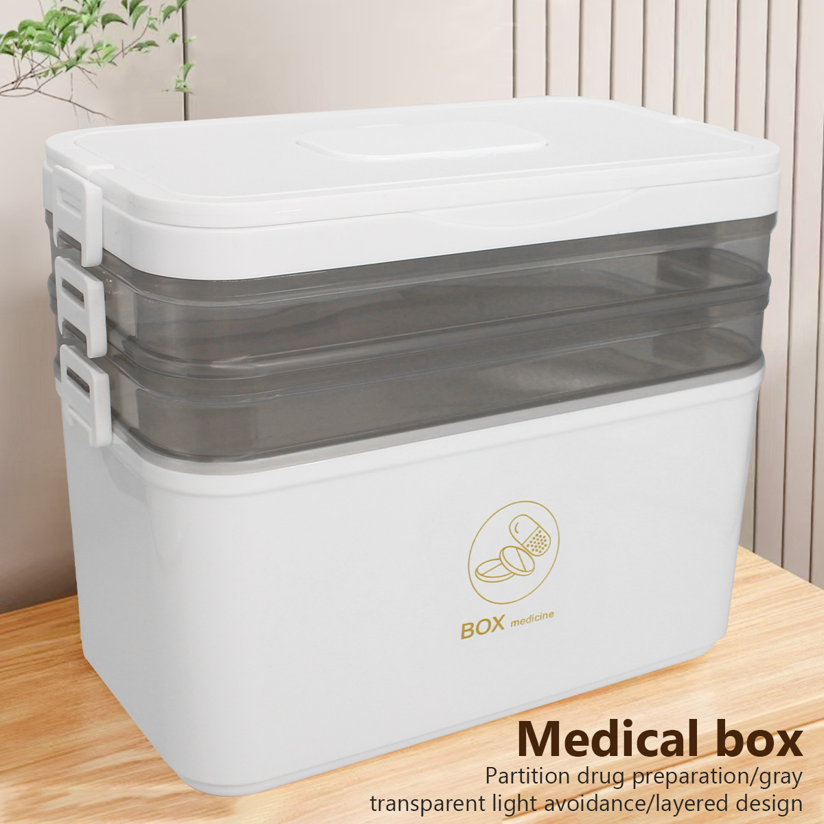 Portable Medicine Box Large Ca - Bobbin Organizer Box 评论和价格