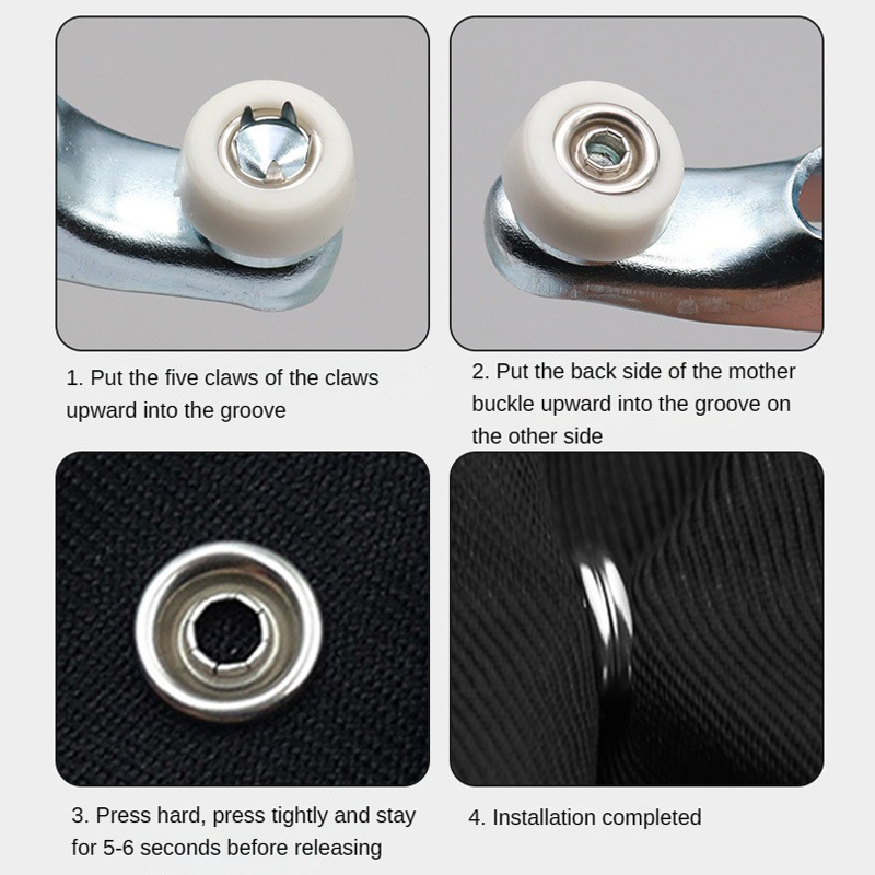 100pc Five-prong ButtonInstall - Snap Button Plier 评论和价格